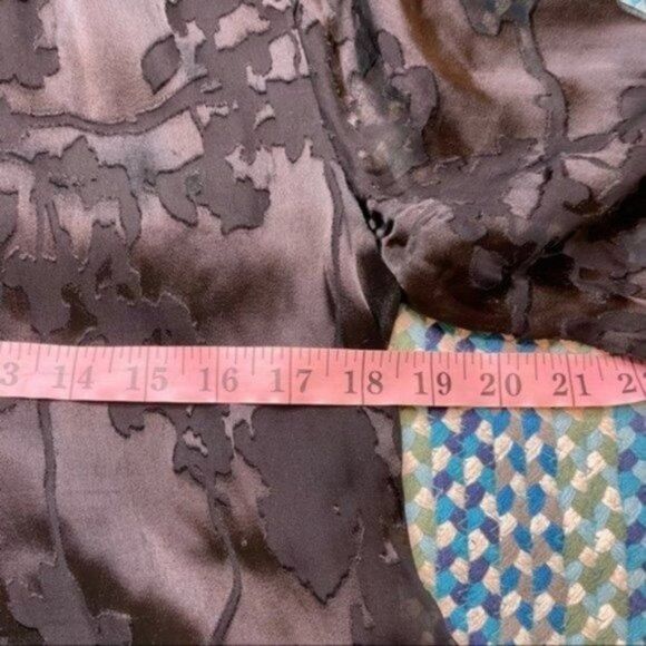 Diane Von Furstenberg Black Fairy Grunge Semi Sheer Shirt - Picture 10 of 11